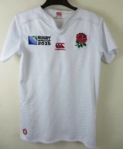 Official Canterbury England World Cup 2015 Rugby Union Shirt Boys Youth 12 yrs - Picture 1 of 6