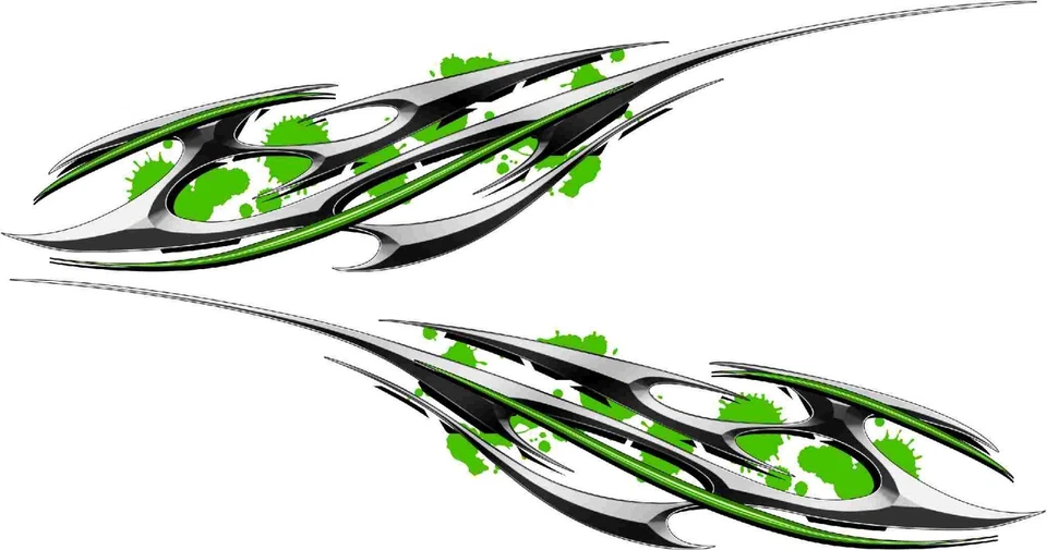 Calcomanía gráfica envoltura vehículo remolque barco coche camión calcomanía pegatinas de vinilo 2-50" X 13" Foto 1 de 2