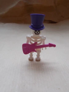 LEGO HALLOWEEN SKELETON PURPLE TOP HAT PINK GUITAR MARDI GRAS HARRY POTTER DEAD - Picture 1 of 4