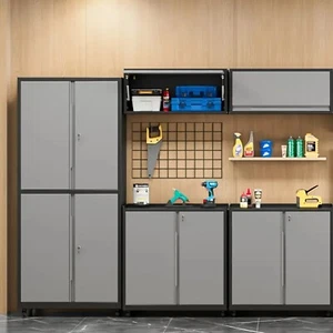Garage Rolling Storage Cabinet System 5 Pcs Chest Workshop Set Kitchen Cabinet - Picture 1 of 15