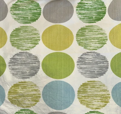 Waverly Sweet Spot Marine 54" Wide 100% Cotton Duck Blue Yellow Green 2.8 Y A7 - Image 1 of 4