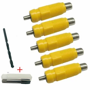 5 Lubing Drinker Nipples + Install Kit - Picture 1 of 2