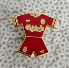 Liverpool Small Vintage Home Kit Pin Badge Lfc Rare
