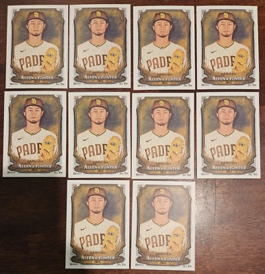 10 Card Lot Yu Darvish 2024 Allen & Ginter #5 San Diego Padres - Image 1 of 2