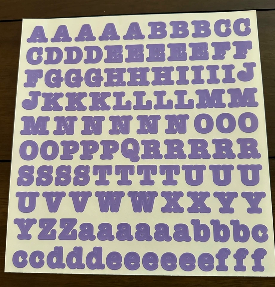NLA Creative Memories GRANDE ABC/123 BOLD~Clásico~Pegatinas CLÁSICAS~Muchos Colores~NUEVO Foto 1 de 1