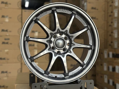 Nuevo 17x8 JS CE28N (4 ruedas) 4x100 4x114,3 apto para Toyota Honda Mazda Kia Gunmetal Foto 1 de 4