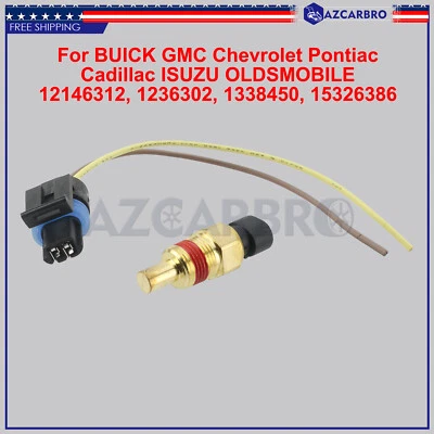 For GMC Chevrolet Pontiac Cadillac Coolant Temperature Sensor Water Temp Sender - Image 1 of 4