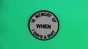 In Memory Of Iron On Patch! Biker USA Seller - Picture 1 of 2