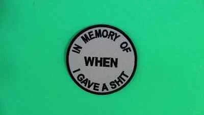 In Memory Of Iron On Patch! Biker USA Seller - Image 1 of 2