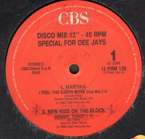 MARTIKA / New Kids On The BLOCK / T.T. D'Arby / Billy Joel - Feel The Earth Move - Picture 1 of 3