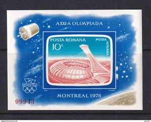 Romania 1976 SS Imperf Mi Block 136 CV 85 euro MNH Olympics Montreal Stadium 165 - Picture 1 of 1