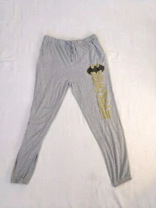 DC Comics Men's Batman Pajama Pants Classic Bat Logo Loungewear Sleep Pants L - Picture 1 of 4