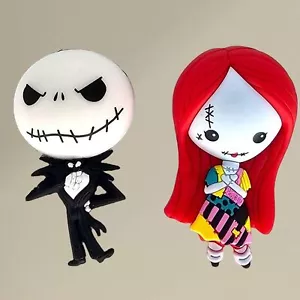 Disney Nightmare Before Christmas 3D Foam Magnet Jack and Sally - Picture 1 of 2