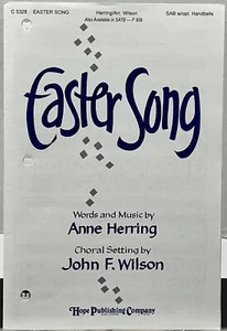 Easter Song by Herring & Wilson SAB w Handbells Hope Publishing Sheet Music - Picture 1 of 4