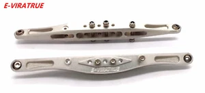 Braccetti posteriori E-VIRATRUE 7075Alu per Losi Baja Rey 1.0&2.0 1/10 argento - Foto 1 di 5
