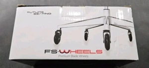 NEW Set of 5 Future Seating X-Chair FS BLACK Wheels Standard Non Locking - Picture 1 of 10