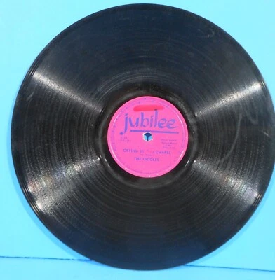 THE ORIOLES CRYING IN THE CHAPEL ~ DON'Y YOU THINK 10" 1953 NICE CONDITION G+!!A - Image 1 of 4