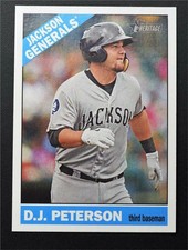 2015 Topps Heritage Minors #127 D.J. Peterson - NM-MT