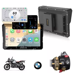 Carpuride W702BS Moto Carplay Schermo BMW Wonder Wheel Senza Fili Android Auto - Zdjęcie 1 z 10