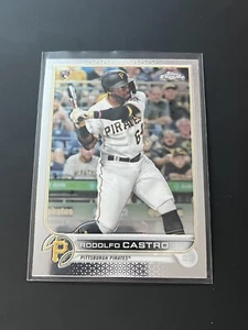 2022 Topps Chrome Rodolfo Castro #7 RC Pittsburgh Pirates - Picture 1 of 2
