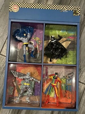 STRANGE LIVES OF BATMAN Pacote com 4 Figuras Conjunto 2019 SDCC Exclusivo Mattel Novo - Imagem 1 de 4