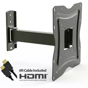 Supporto TV Full-Motion da Parete 10"- 50" Inclinazione Girevole Braccio Articolato e Cavo HDMI - Foto 1 di 7