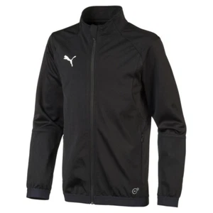 PUMA Liga Training Full Zip Jacket Youth Boys Black Casual Athletic Outerwear 65 - Picture 1 of 1