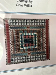 EQUILIBRIUM - a design by Orna Willis Ornaments Bargello Cross Stitch Art - Picture 1 of 5