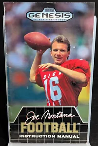 Joe Montana Football | Sega Genesis | Solo manuale - Foto 1 di 13
