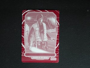 2013 Topps Star Wars Galactic Files Luke Skywalker Printing Plate #1/1