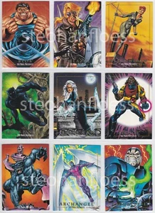 1992 SkyBox Marvel Masterpieces Joe Jusko You Pick the Card Complete Your Set - Bild 1 von 101
