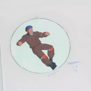 PETER VENKMAN ANIMATION CEL FROM THE REAL GHOSTBUSTERS W/COA - Picture 1 of 3