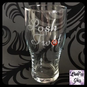 *ATTENZIONE* Rude Naughty Divertente Giuramento Parola Offensiva Adulto Pinta Bicchiere Birra Regalo π - Foto 1 di 1