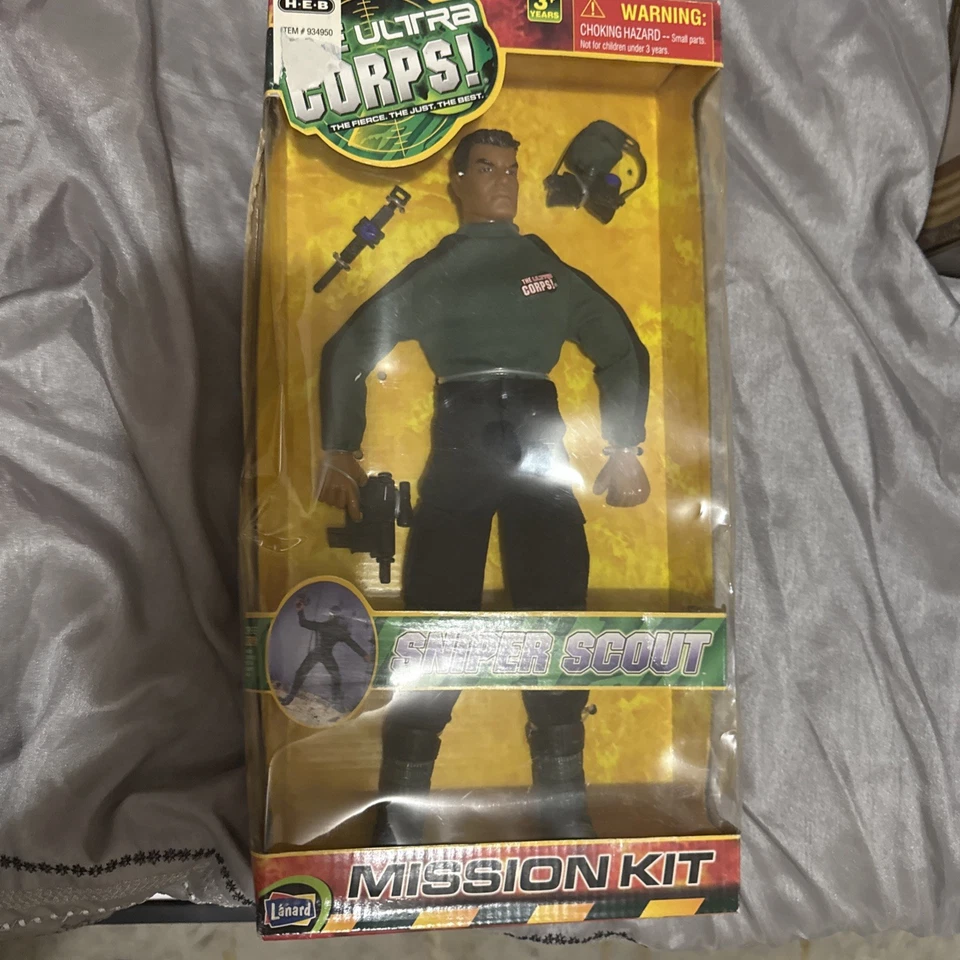 Boneco de ação Ultra Corps 12" Lanard 2000 SNIPER SCOUT NOVO ESTOQUE ANTIGO - Imagem 1 de 2