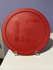 Pyrex Mixing Bowl Lid ONLY Red 1.5Qt 1.4L #323-PC USA - Picture 1 of 6