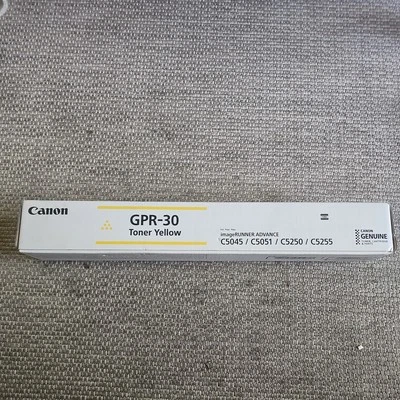 Cartucho de tóner amarillo nuevo sellado, genuino, Canon GPR-30 Foto 1 de 2