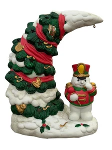 Snowden Ceramic Snowman Tea Light Dayton Hudson 1999 Drummer Musical Instruments - Picture 1 of 9