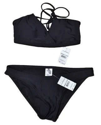 Patagonia KUPALA Bikini Swimsuit Top and SUNAMEE Bottom Size L Black NWT - Image 1 of 4