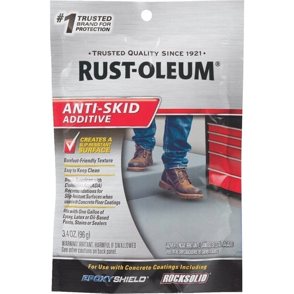 Rust-Oleum 279847 Anti-Skid Additive 3.4 oz Ounce (Pack of 1) Clear