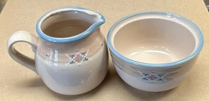 NORITAKE 8677, ARIZONA MUSTER, SAHNEKÄNNCHEN & OFFENE ZUCKERDOSE - Bild 1 von 10