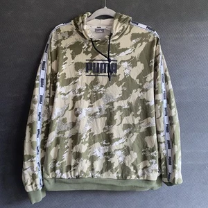 Sudadera con Capucha Puma Camoflauge Camuflada Verde Pullover Para Hombre Talla Grande - Imagen 1 de 8