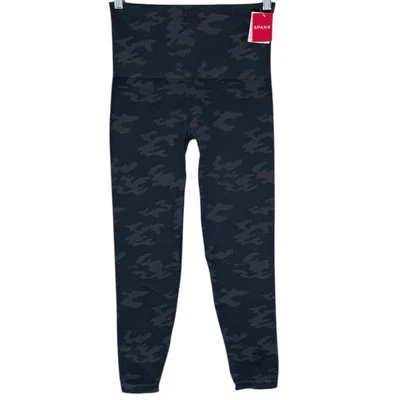 Leggings Spanx Talla 1X Ecocare Sin Costuras Camuflaje Negro Gris Favorecedor NUEVO Foto 1 de 4