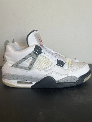 Talla 8.5 - Jordan 4 Retro OG Medio Blanco Cemento Foto 1 de 4