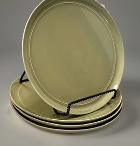 Crate and Barrel ARON PROBYN Green Sage 10.5 Dinner Plates Plate Set MCM 4PC - Picture 1 of 17