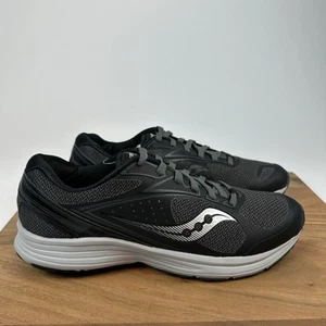 New Mens Saucony Grid Seeker Black Athletic Running Sneakers Shoes Size 12 M - Picture 1 of 8