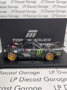 TOP MARQUES Ford F-150 Hoonitruck 1:18 Scale Resin Model Gold Rims - Picture 1 of 6