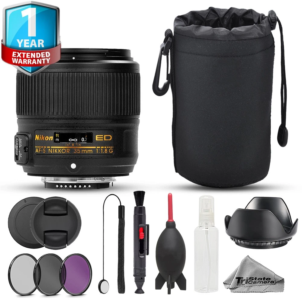 Nikon NIKKOR AF-S 35mm Focal f/1.8 Camera Lenses for sale | eBay