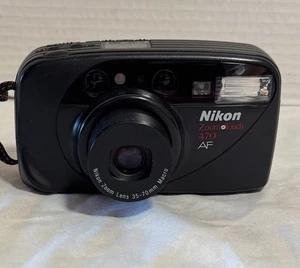 NIKON Zoom Touch 470 AF 35mm Film Camera - Tested & Working w/ Strap - Picture 1 of 6