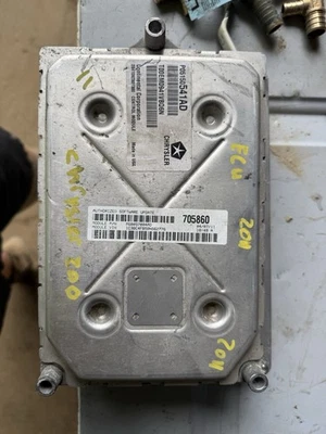 🪛2011 CHRYSLER 200 ECM MÓDULO DE CONTROL DEL MOTOR COMPUTADORA PCM ECU UNIDAD DE POTENCIA PROBADO Foto 1 de 2