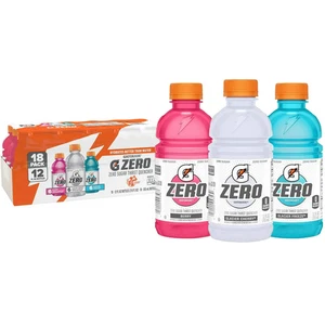 Gatorade Zero Sports Drinks, Berry/Glacier Cherry/Glacier Freeze Variety Pack 18 - Bild 1 von 8